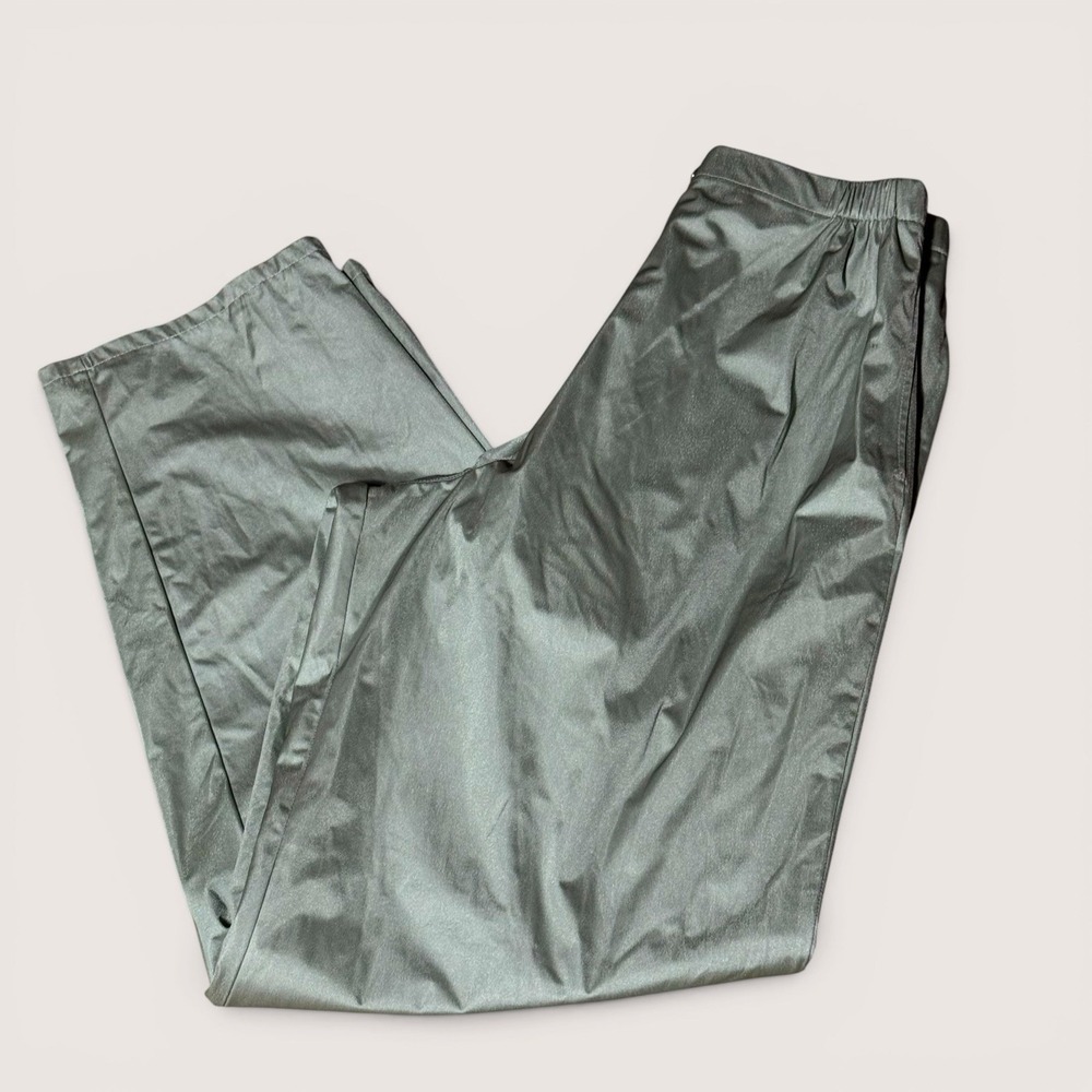 Gore-Tex Vintage Rain Pants Sage Green L Gorpcore Techwear Shell Track